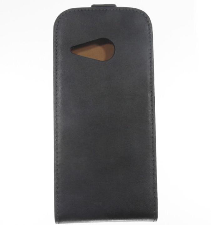 Actual product image OEM Slim Leather Flip Case HTC M8 mini - Black (HTC One Mini 2)