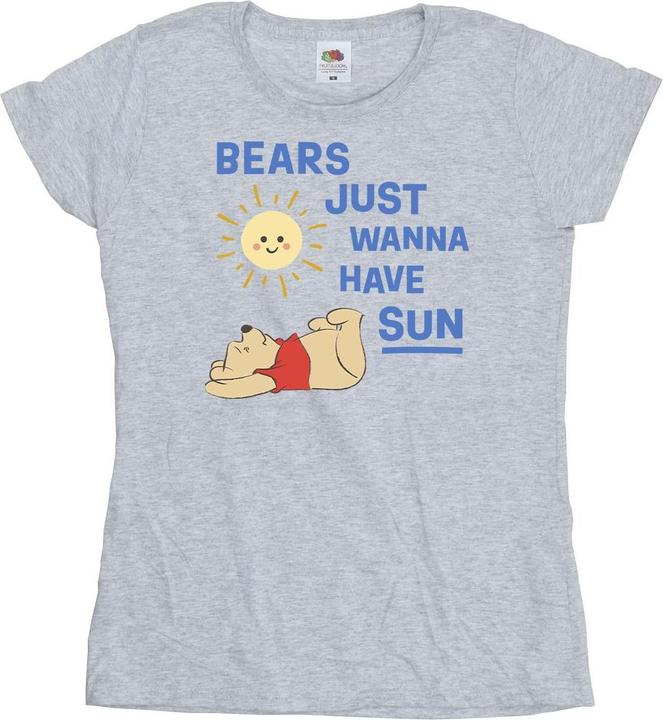 Immagine prodotto Disney Winnie The Pooh Bears Just Wanna Have Sun Maglietta Donna (S)