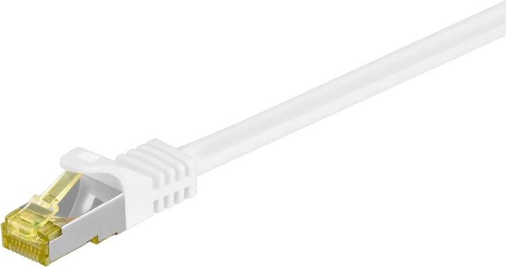 Productafbeelding Goobay GoobayCat.7 Raw cable patchkabel, S/FTP (PiMF), Wit, 0,5 m (S/FTP, CAT7, 0.50 m)