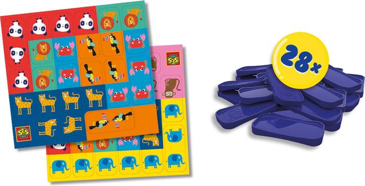 Actual product image Ses Street Dominos (English, French, German)