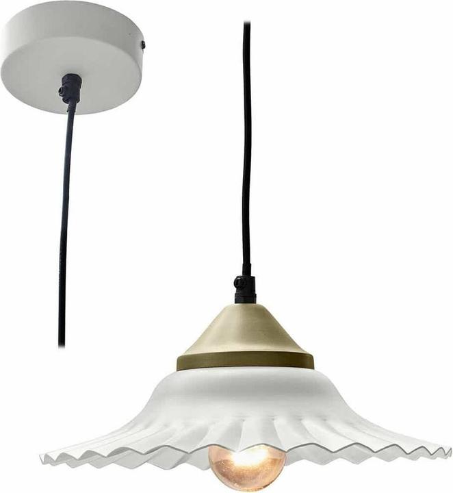 Immagine prodotto Loberon Lampada a sospensione Breliva bianca (E27)