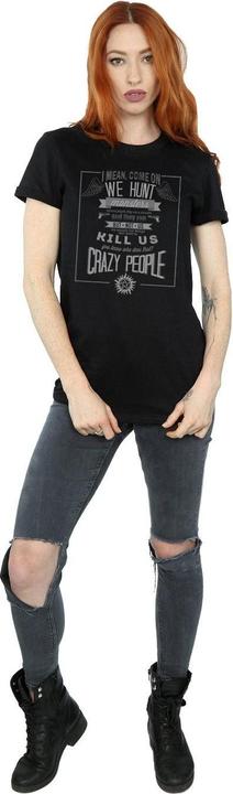 Immagine prodotto Supernatural Crazy People Maglietta Ampia Donna (3XL)