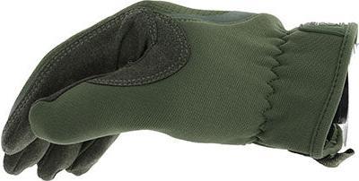 Actual product image Mechanix Wear Gloves Mechanix FastFit Olive Drab, green L size. Shirred cuff, synthetic leather, TrekDry (L)