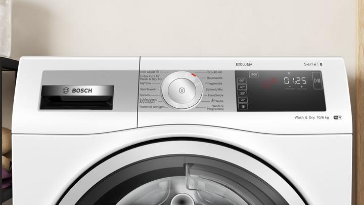 Produktbild Bosch Hausgeräte Bosch Serie 8, Waschtrockner, 10/6 kg, 1400 U/min., WDU28593