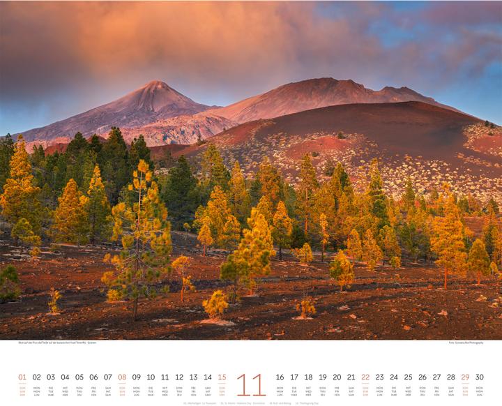 Produktbild Phantastische Landschaften Kalender 2026 (54 x 48 cm, Harter Einband, Deutsch, Englisch, Französisch)