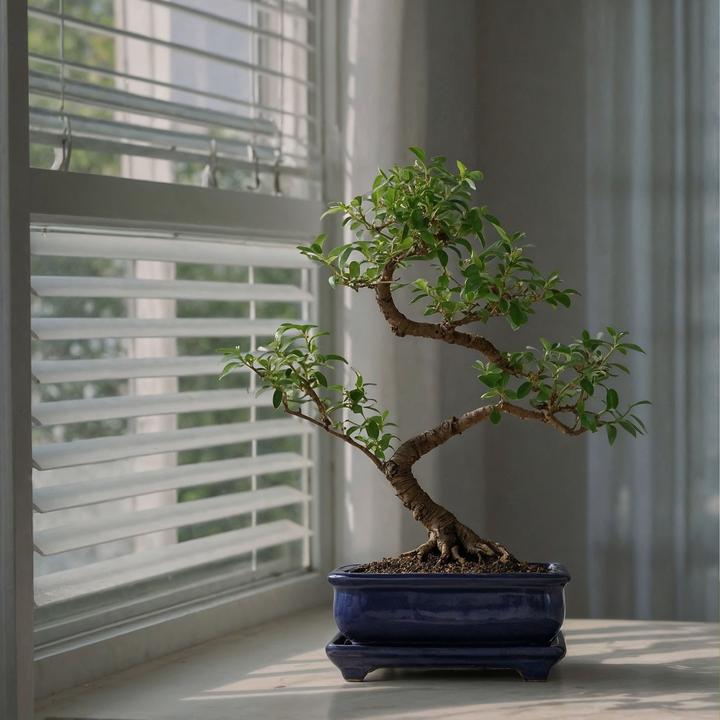 Actual product image Plant in a Box Carmona microphylla - Bonsai trees (20 cm)