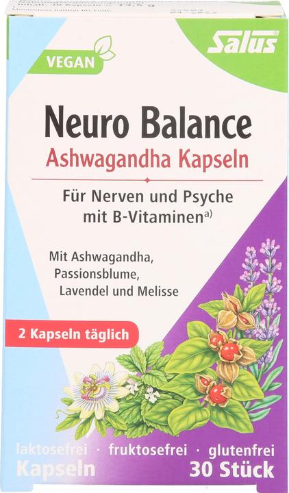 Immagine prodotto Salus Neuro Balance Ashwagandha (30 Pezzo/i, Pillole, 32 g)