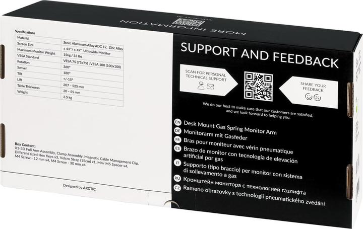 Actual product image Arctic X1-3D (Table, 40")