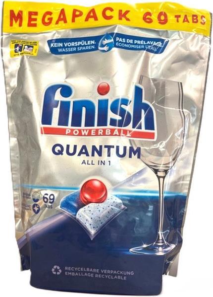 Immagine prodotto Finish Quantum All in 1 (Cappellotti, Convito, 69 Cicli di lavaggio)