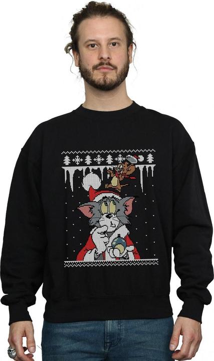 Immagine prodotto Tom & Jerry Christmas Fair Isle Felpa Uomo (XL)