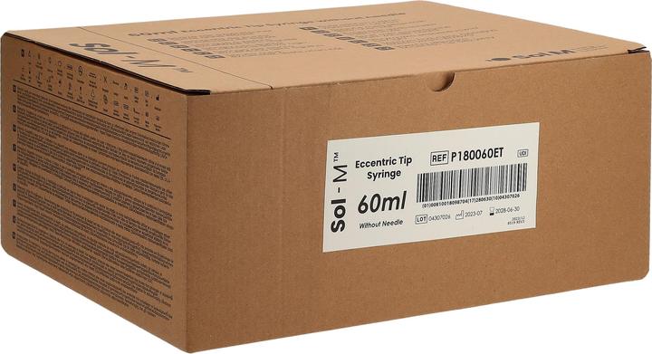 Image du produit Sol-m Spritze ohne Nadel 60ml EccentricTip 30 Stk