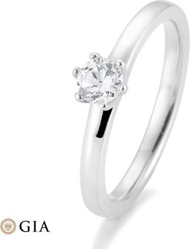 Actual product image Breuning 6 prong set 0.60-1.00 ct. (55, 585/14 K Gold)