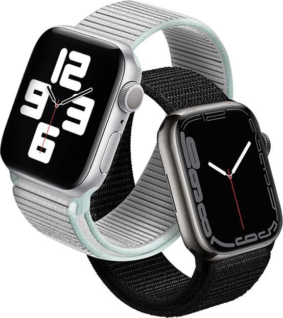 Productafbeelding Crong Reflecterende band - Sporthorloge 42 (Reflecterende draad en slijtvaste nylonvezel, Apple Watch)