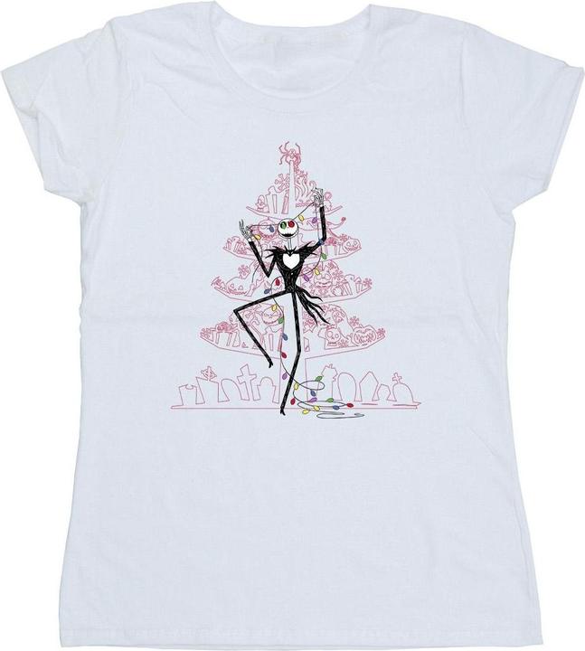 Produktbild Disney The Nightmare Before Christmas Tree Pink TShirt (L)