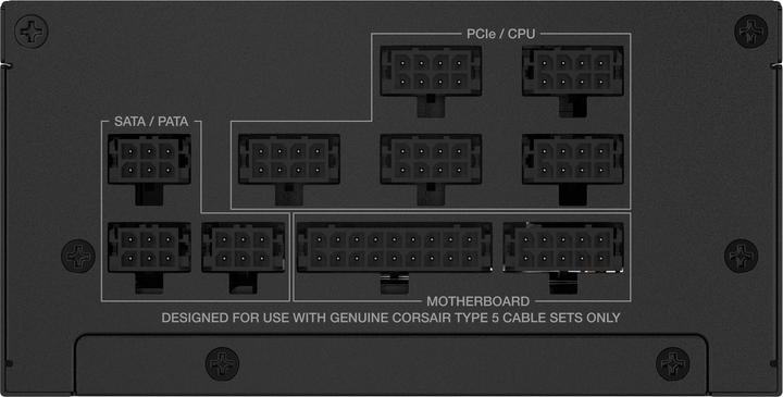 Productafbeelding Corsair SF-serie (2024), SF850, 850 watt, SFX, 80 PLUS Platinum, volledig modulaire voeding (850 W)