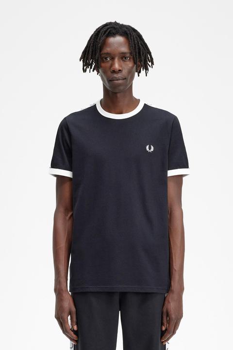 Actual product image Fred Perry Contrast trim T-shirt with band (XL)