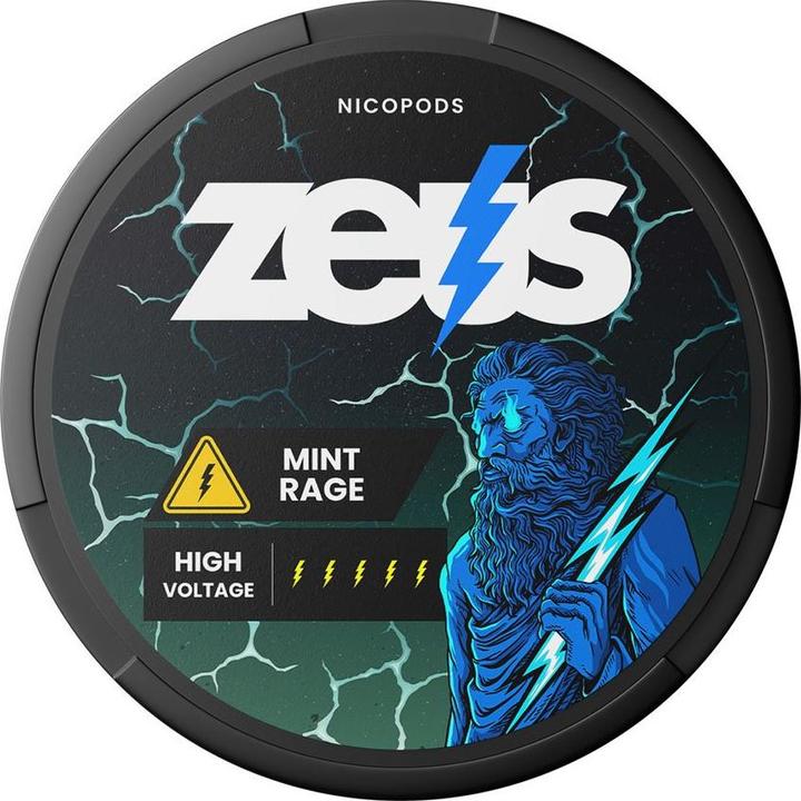 Zeus Mint Rage (Nicotine Pouches, 20 mg)