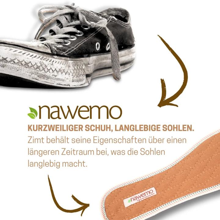 Immagine prodotto Nawemo Zimteinlegesohlen gegen Schweissfüsse