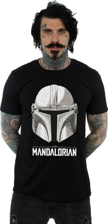 Produktbild Star Wars The Mandalorian Helmet Logo TShirt (3XL)