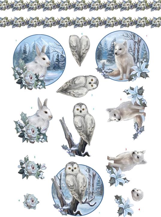 Immagine prodotto Card Deco Essentials Libro punzonato 3D "Fascino d'inverno (16 x)