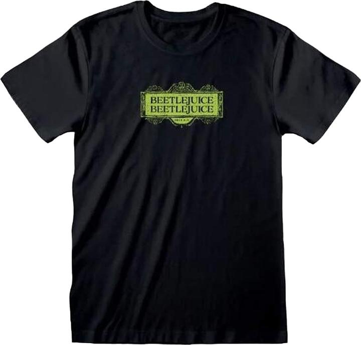 Actual product image Beetlejuice Unisex Adult Back Print T-Shirt (M)