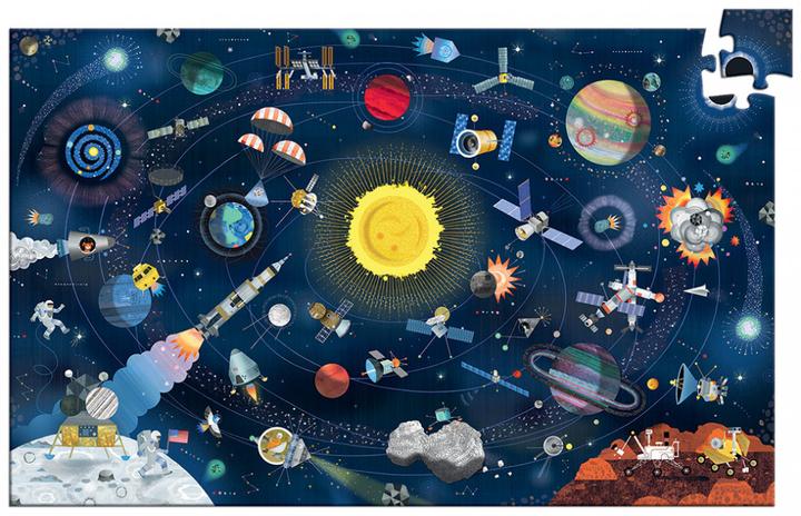 Produktbild Djeco Puzzle Weltraum (200 Teile)