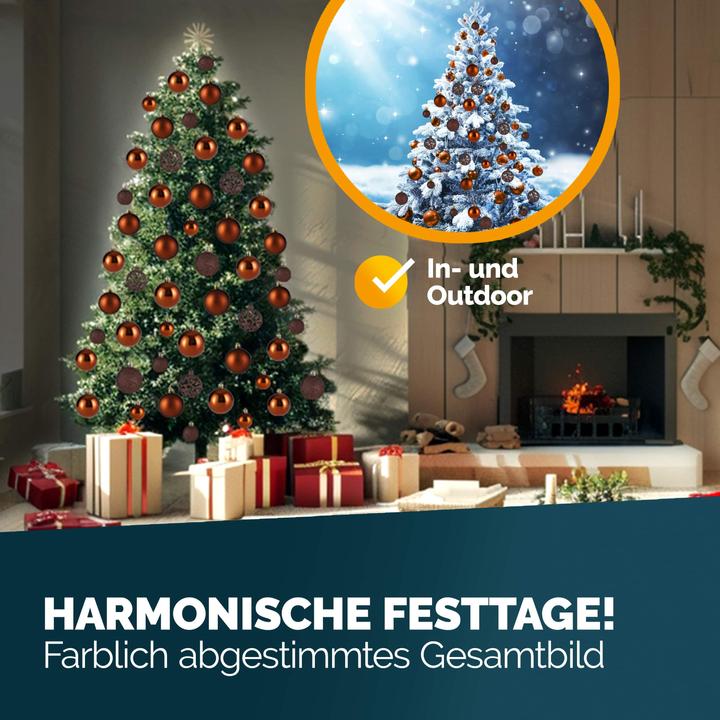Produktbild Deuba Weihnachtsbaumkugeln (100 -teilig)
