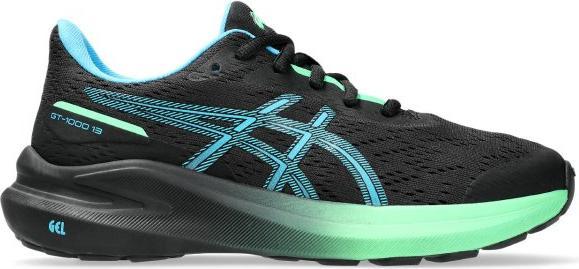 ASICS Performance GT-1000 13 GS Kids BLACK/DIGITAL AQUA (32.5)