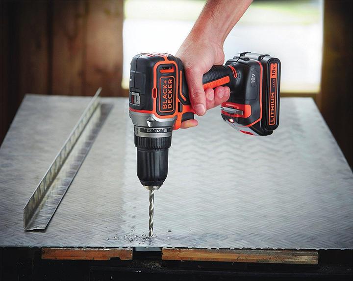 Actual product image Black & Decker Cordless drill screwdriver BL186K (Rechargeable battery operated)