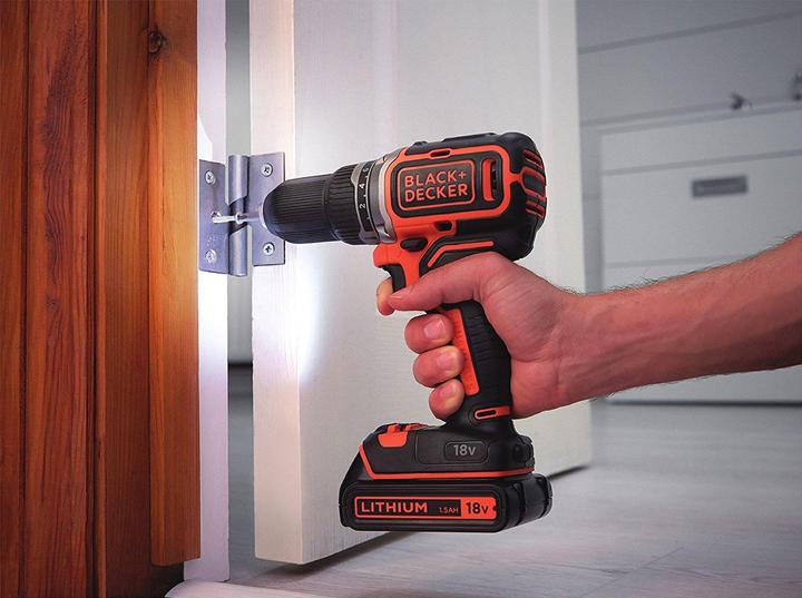 Actual product image Black & Decker Cordless drill screwdriver BL186K (Rechargeable battery operated)