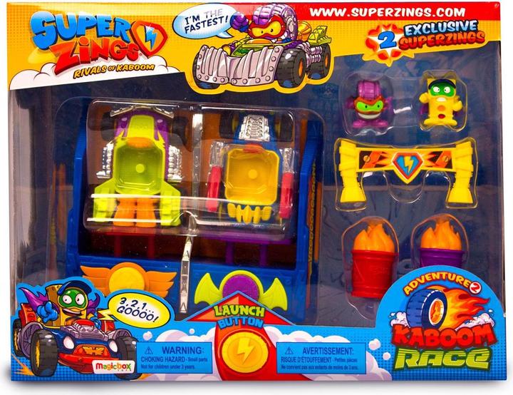Actual product image Magic Box SuperZings Playset: Adventure 2 - Kaboom Race