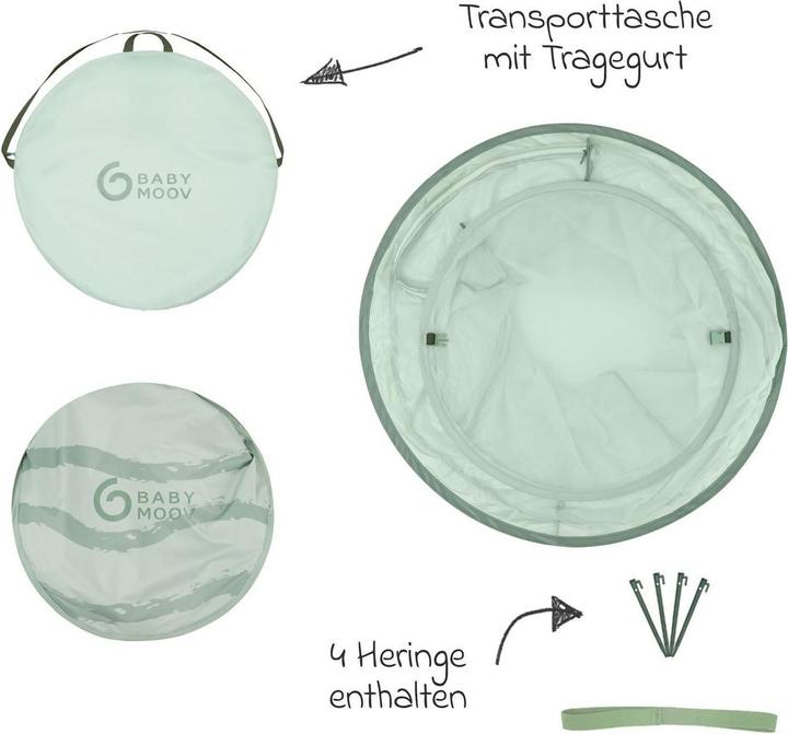 Image du produit Babymoov Strandmuschel Moov und Protect green lagoon