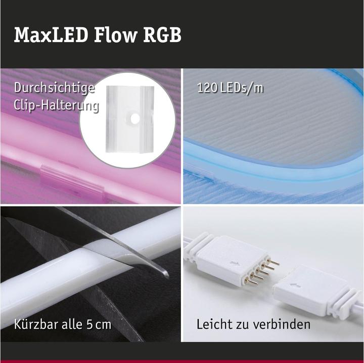 Produktbild Paulmann MaxLED Flow Stripe Set (Mehrfarbig, 300 cm, Indoor)