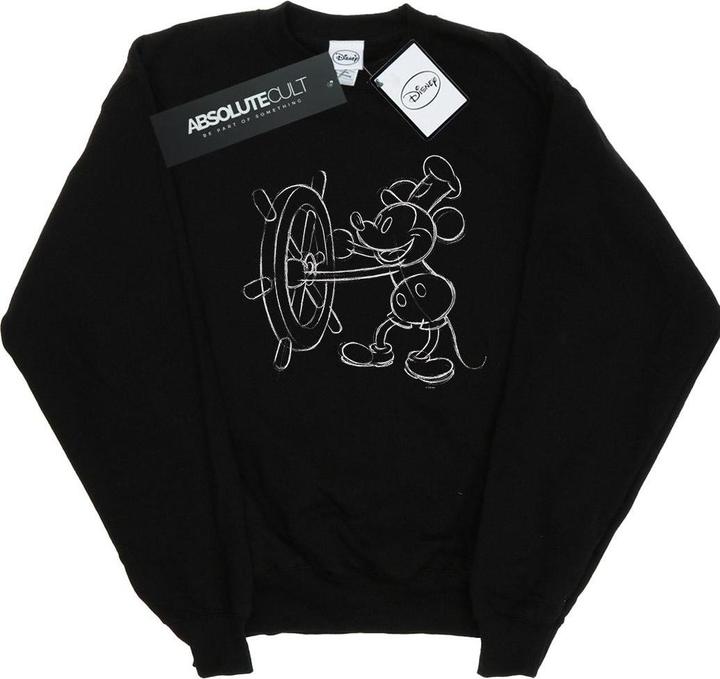 Disney Mickey Mouse Steamboat Sketch Sweatshirt