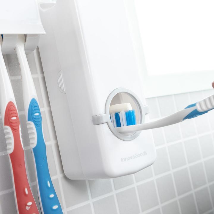 Image du produit InnovaGoods Distributeur de dentifrice avec porte-brosse Diseeth