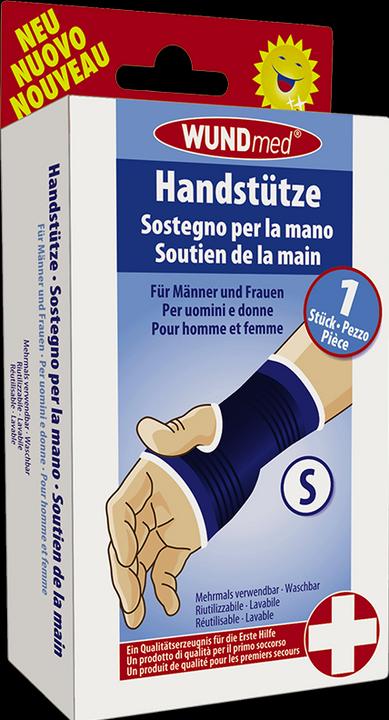 Image du produit Wundmed Elastische Sportbandage blau Handstütze Grösse S (S)