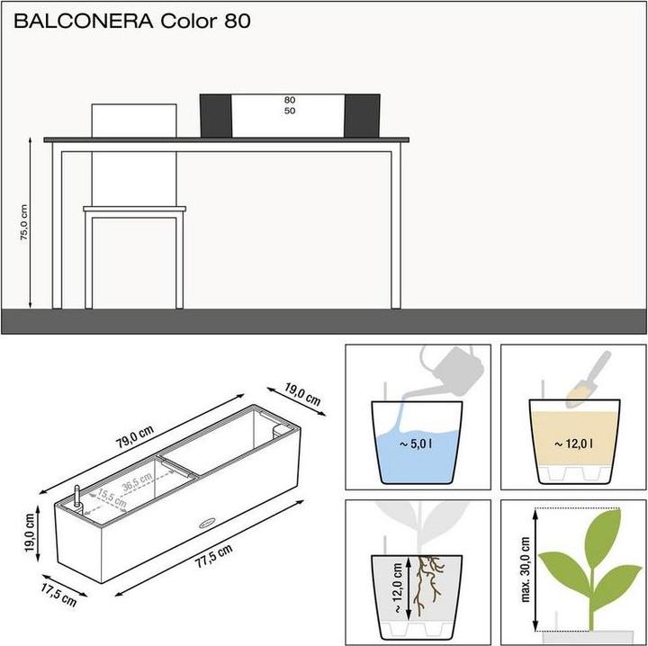 Actual product image Lechuza Balconera Color 80 (79 cm)
