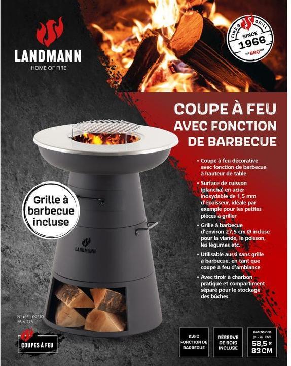 Produktbild Landmann Feuerstelle (62 cm)