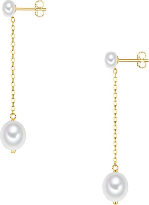 Image du produit Valero Pearls Femme argent sterling perle d'eau douce de culture or jaune - 31590 (Argent Sterling)