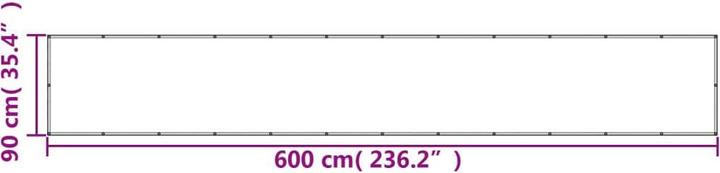 Immagine prodotto VidaXL Schermo per la privacy del balcone (600 cm)