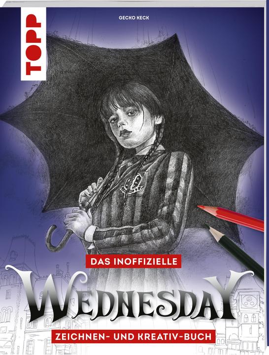 Produktbild Das inoffizielle Wednesday Zeichnen- und Kreativ-Buch (Deutsch, Gecko Keck, 2023)