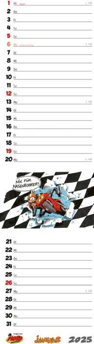 Produktbild MOTOmania Streifenkalender 2025 (Deutsch)