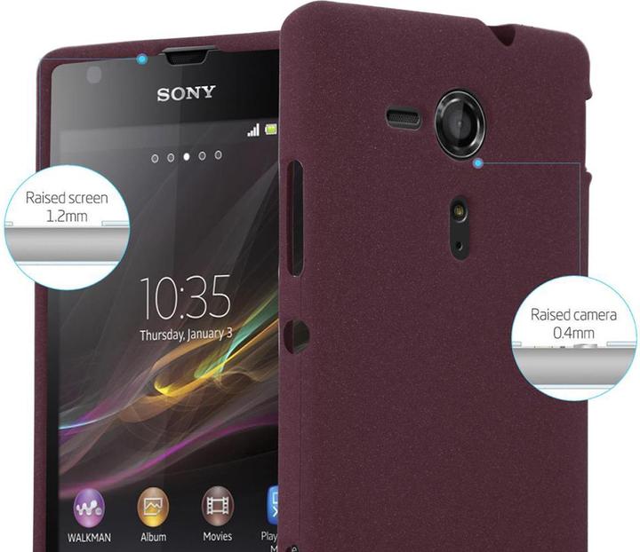 Actual product image Cadorabo TPU Frosted Cover (Sony Xperia SP)