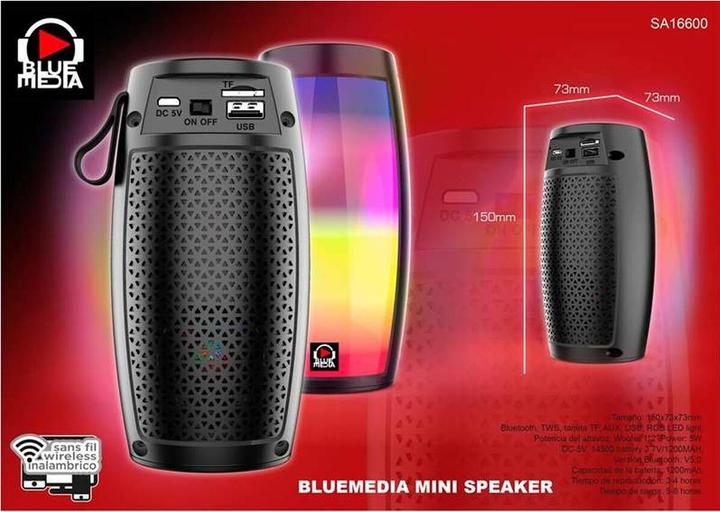 Immagine prodotto Reig Bluetooth-Lautsprecher USB 5 W 16 x 8,2 x 8,2 cm