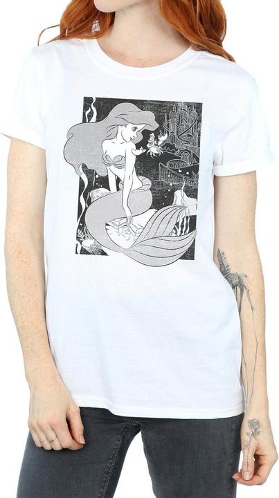 Immagine prodotto The Little Mermaid Maglietta Boyfriend da donna/ragazzo in cotone (XL)