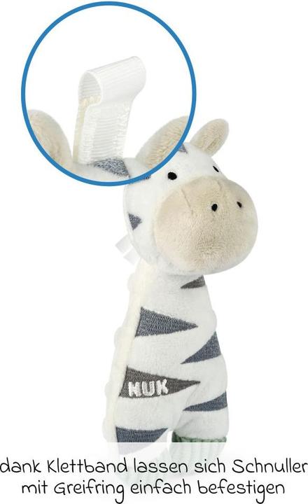 Produktbild NUK Schnullerkuscheltier Littl.F.Z (1 x, bis 6 Monate)