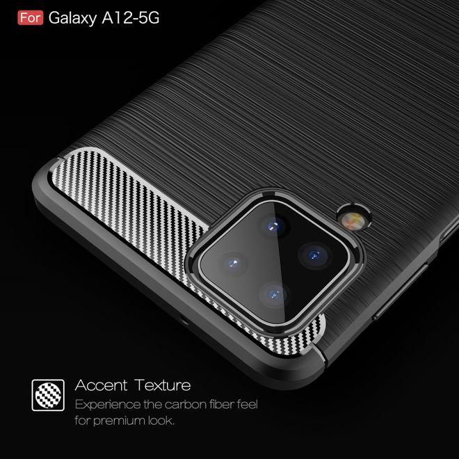 Immagine prodotto MU Style Serie Softcase in fibra di carbonio TPU (Samsung Galaxy A12)