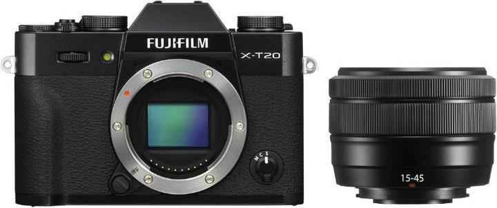 Fujifilm X-T20 Kit (15 - 45 mm, 24.30 Mpx, APS-C / DX)