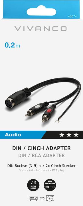 Produktbild Vivanco Adapter DIN/Cinch (Zubehör)