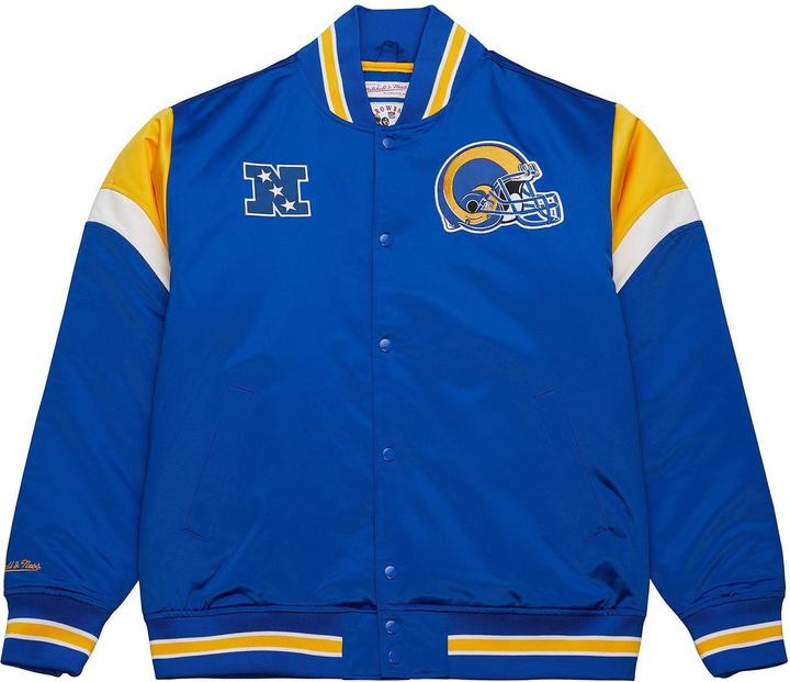 Produktbild Mitchell & Ness M&N Heavyweight Satin Jacke NFL Los Angeles Rams - S (S)